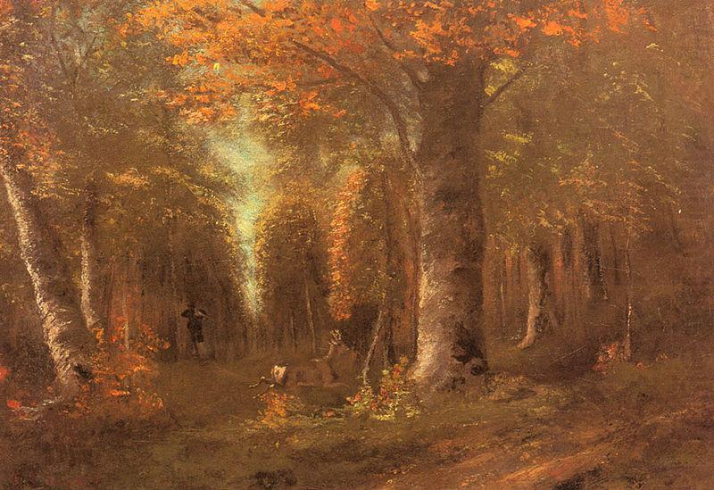 Forest in Autumn, Gustave Courbet
